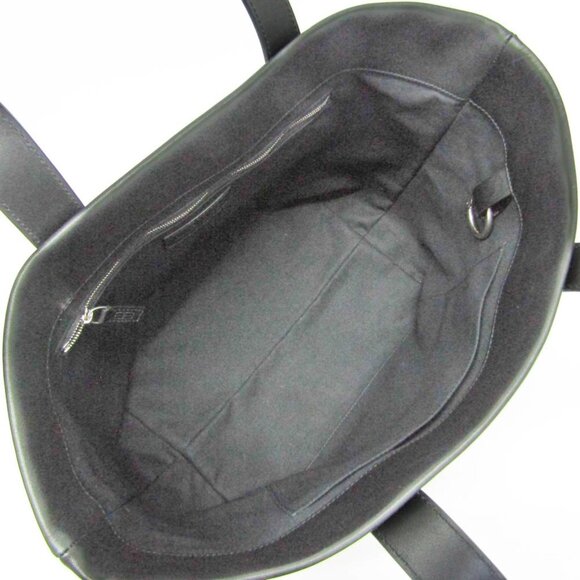 BALENCIAGA Black Leather Tote Bag - Picture 4 of 10